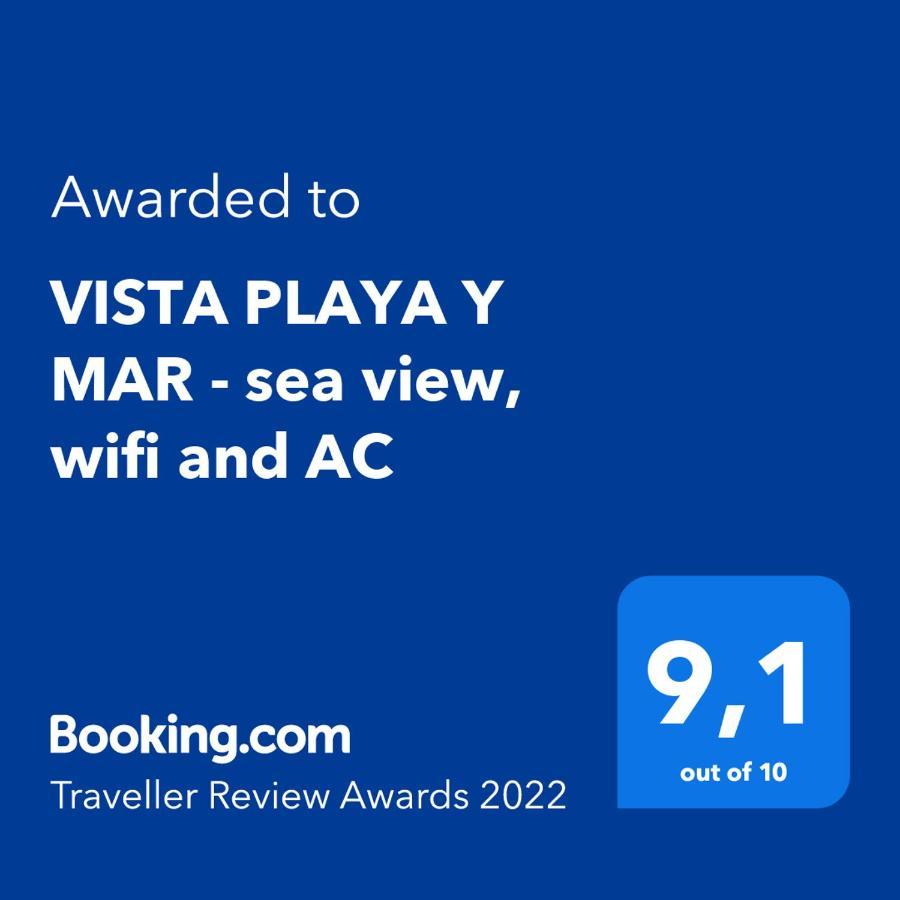 Vista Playa Y Mar - Sea View, Wifi And Ac Leilighet Melenara Eksteriør bilde
