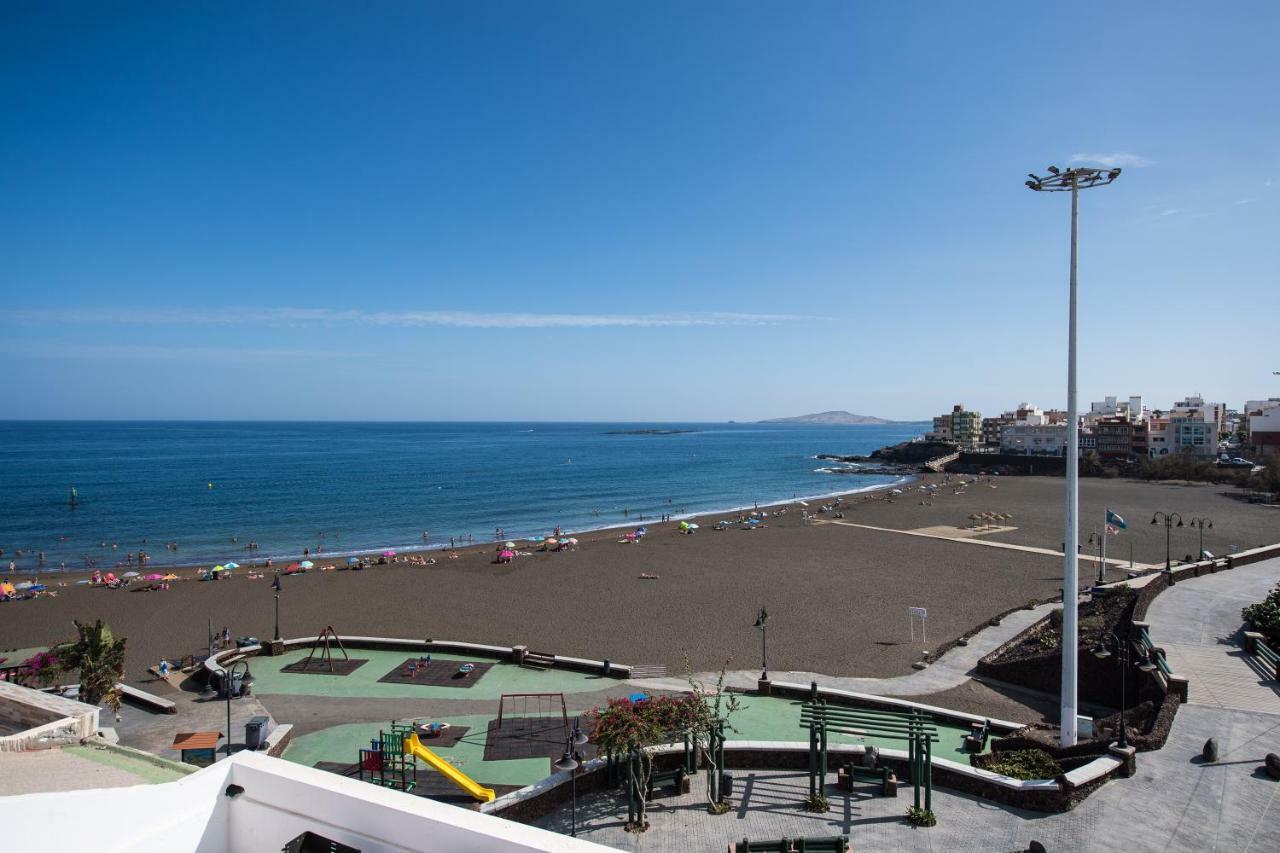 Vista Playa Y Mar - Sea View, Wifi And Ac Leilighet Melenara Eksteriør bilde